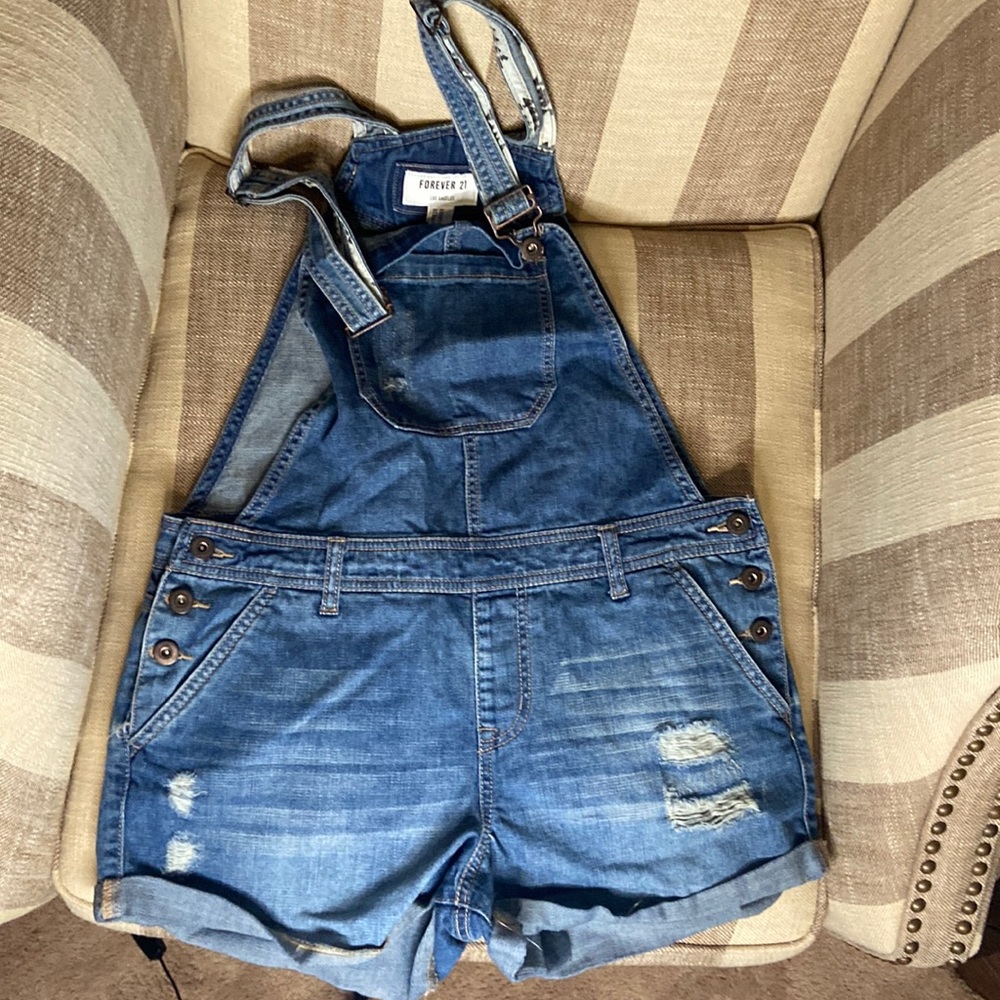 Denim overalls